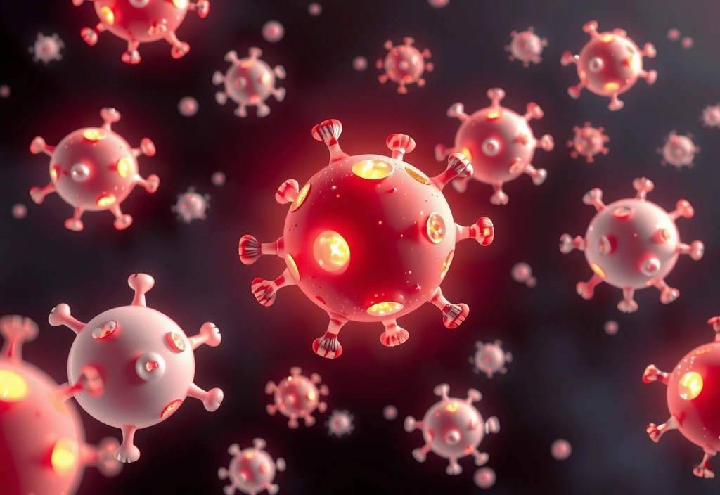 Imagine reprezentând molecule de zinc pentru imunitate